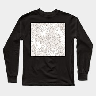 Empo Monsteria pattern Long Sleeve T-Shirt